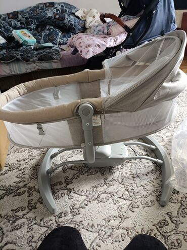 односпальная кровать с матрасом бишкек: Люлька, Б/у, Колыбель, Качалка, Металл, цвет - Бежевый, Самовывоз, Платная доставка