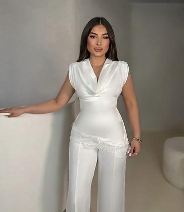 Kompleti: 🔥Elegantni dvodelni komplet – i pantalone sa širokim nogavicama ✅3000 — 4