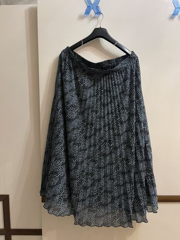 длинные юбки больших размеров: Миди Юбка, Marks & Spencer, Шифон, 2XL (EU 44), 3XL (EU 46)