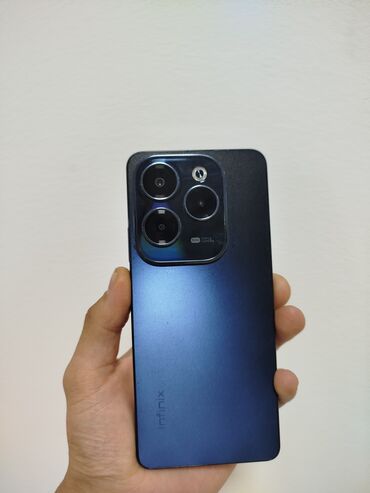 текно пова 5: Infinix HOT 50, Колдонулган, 256 ГБ, түсү - Көк, 2 SIM