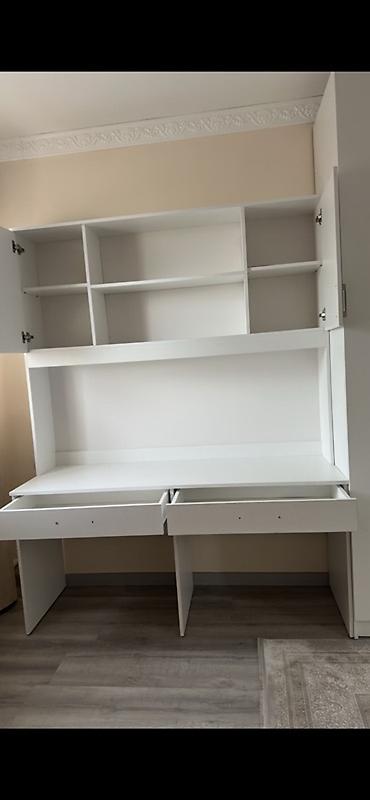 Спальные гарнитуры: Белый гарнитур для спальни/детской в современном минималистичном — 6