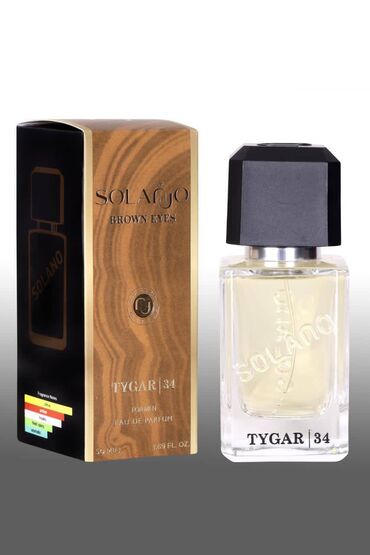 чач тарач: Мужская парфюмерная вода Solano Brown Eyes TYGAR | 34 оригинал 💯 -