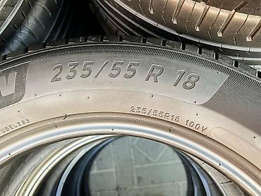 245 40 р18: Шины 235 / 55 / R 18, Лето, Б/у, Комплект, Германия, Michelin — 4
