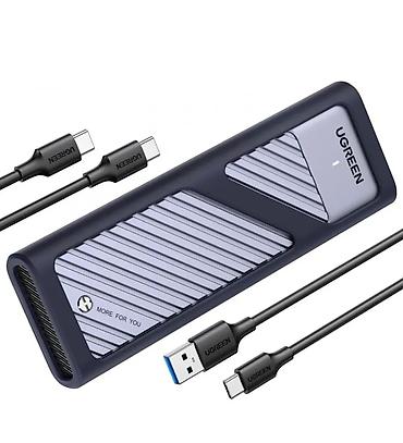 External Hard Drive Enclosures: UGREEN CM400, SSD M.2 NVMe, 10Gbps. Новый в упаковке. В наличии — 11