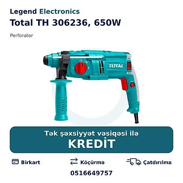 acar desti: Elan başlığı: Perforator Total TH 306236, 650W Elan mətni: Total TH — 1