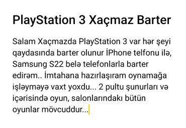 2tb hard disk: PlayStation 3 – Xaçmaz, - PlayStation 3 mövcuddur - 2 ədəd pult və
