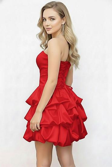 Haljine: 🔥Kratka svečana haljina bez bretela od satena
✅3200 din — 7