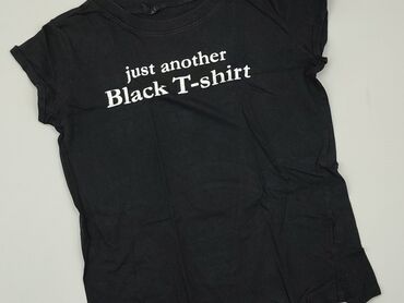 czarne t shirty damskie zalando: T-shirt, SinSay, S, stan - Bardzo dobry