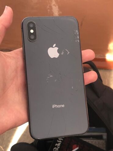 где купить ноутбук в бишкеке: IPhone Xs, Колдонулган, 64 ГБ, Кара, Каптама, Кабель, 100 %
