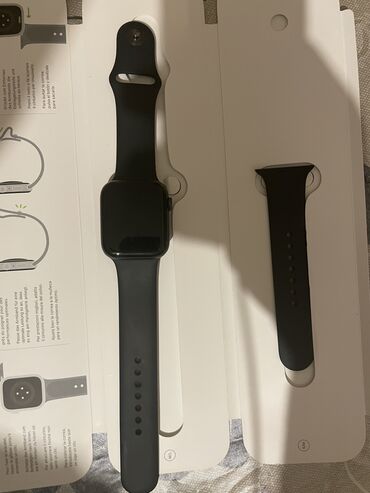 apple watch se 44: İşlənmiş, Smart saat, Apple, Sensor ekran, rəng - Boz