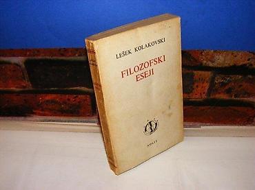 gitare prodaja: Filozofski eseji lešek kolakovski 1964 nolit tekst neznatno podvučen — 1