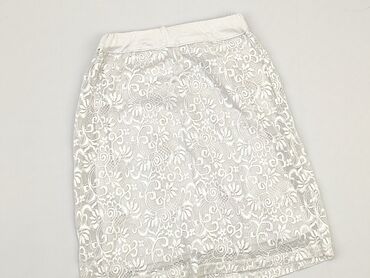 biała spódnice falbany: Spódnica, S, stan - Dobry