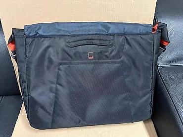 Futrole i torbe za laptopove: Torba za rame (messenger) – crno-narandžasta - Moderan dizajn sa — 1