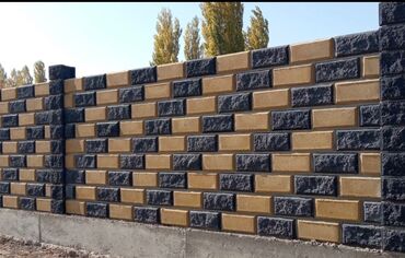 Пескоблок: Пескоблок Рваный, Заборный, 150x400x200 — 13