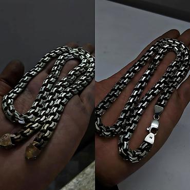 Серебряные цепочки: Цепочка, Проба 925, Мужские, Новый — 22