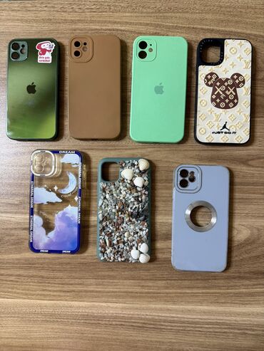 кожаный чехол iphone 5: İphone 11 kabroları. 7 ədəd cəmi 15 azn. Tək-tək də satılır