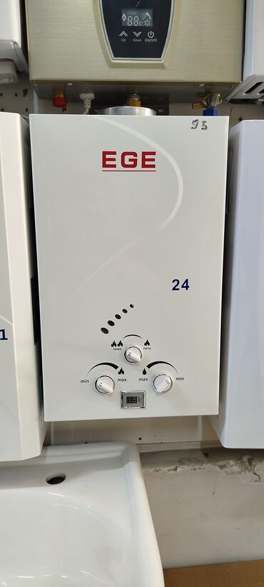 sensorlu pitiminutka: EGE 24 qazla işləyən axın tipli su qızdırıcısı - Marka/model: EGE, 24