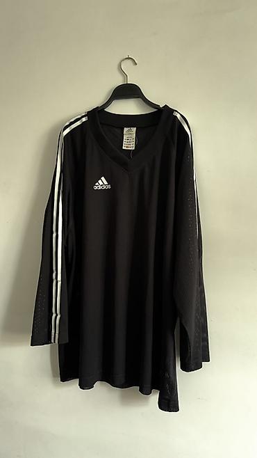 Kişi geyimləri: Adidas uzunqol idman köynəyi - Rəng: qara - Dizayn: çiyin və qollar — 2