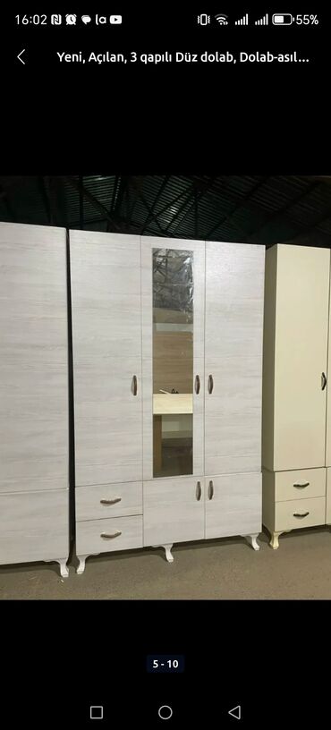 Dolablar: Açılan, 3 qapılı Düz dolab, Qarderob, paltar dolabı -da lalafo.az — 14 Dolablar: Açılan, 3 qapılı Düz dolab, Qarderob, paltar dolabı — 14