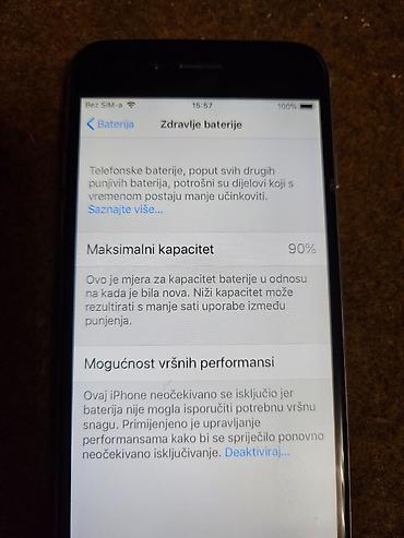 Apple iPhone: Apple iPhone 6 – 16 GB, Space Gray telefon je potpuno ispravan sim — 9