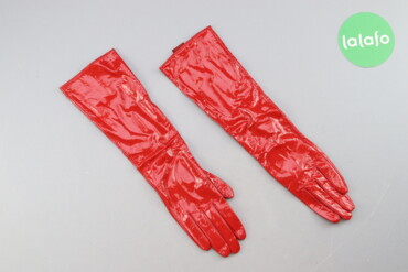 Жіночі лаковані довгі рукавички EdminsДовжина: 42 смШирина: 10 смСтан