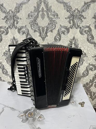 Аккордеоны: Продаю Генманский Аккордеон Вельтмейстер серино Кызыл кара тустору бар — 14