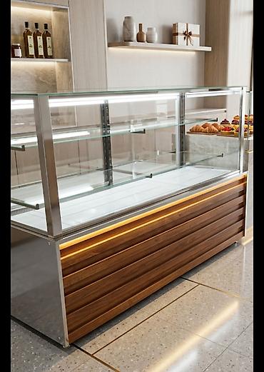 market reklamları: Şüşə vitrin – kafe, restoran, qənnadı və marketlər üçün peşəkar — 1