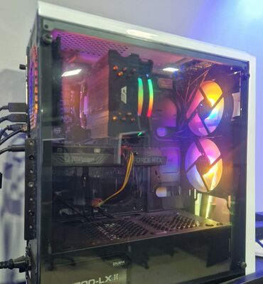 Masaüstü kompüterlər və iş stansiyaları: Oyun üçün tam set: monitor + mexaniki klaviatura + - Klaviatura: Tam — 16