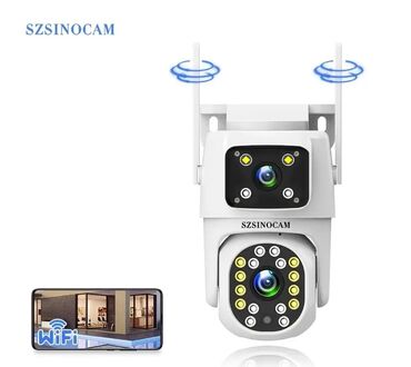 Videomüşahidə: SZSINOCAM Wi‑Fi xarici təhlükəsizliyi kamerası 4mpx - Gündüz və gecə