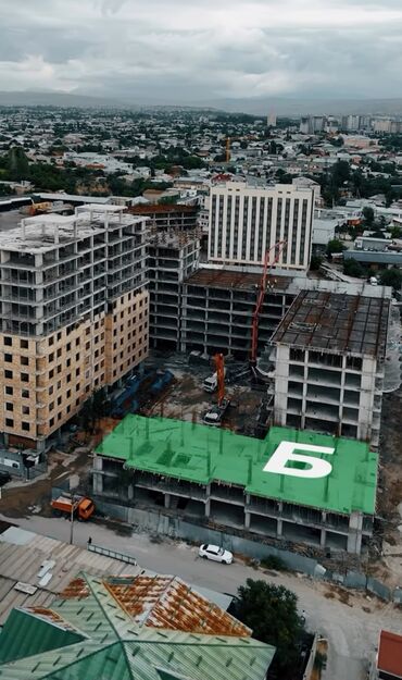 пишпек сдаю квартира: 1 комната, 42 м², Элитка, 10 этаж, ПСО (под самоотделку)