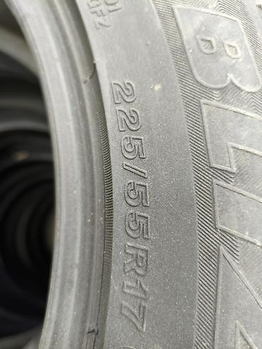 Шиналар: Шиналар 225 / 55 / R 17, Кыш, Колдонулган, Комплект, Жеңил унаалар, Жапония, Bridgestone — 2