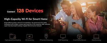 Modemlər və şəbəkə avadanlıqları: AX1500 Mesh Wi‑Fi 6 Router, WR1500 1.0 - Wi‑Fi 6 (802.11ax) dəstəyi — 3