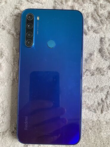 карта памяти для телефона: Xiaomi, Redmi Note 8, Б/у, 128 ГБ, цвет - Синий, 2 SIM