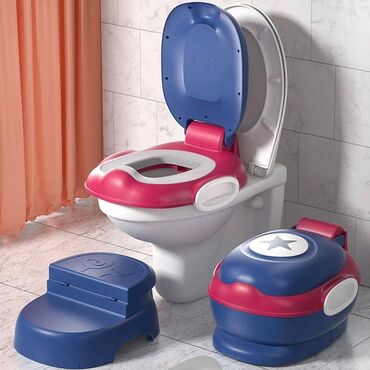 sud rengi: 😍Uşaq qarşokları 3-ü 1-də çoxfunksiyalı uşaq tualet oturacağı 💵 Qiymət