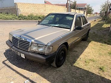 kuza satışı: Mercedes-Benz 190 (W201) sedan - Kuzov: 4 qapılı sedan, bej rəng - — 8