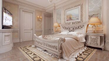 спальный гарнитур и кровать: Кровать, Новый