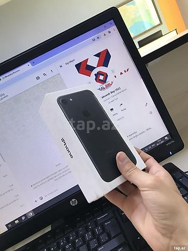 ios 7: IPhone 7, 32 GB, Qara, Barmaq izi — 8