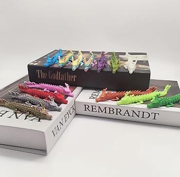 3d draperi: 3D çaplı fleksibil “Çin əjdahası” fiqurları - Material: yüksək — 1