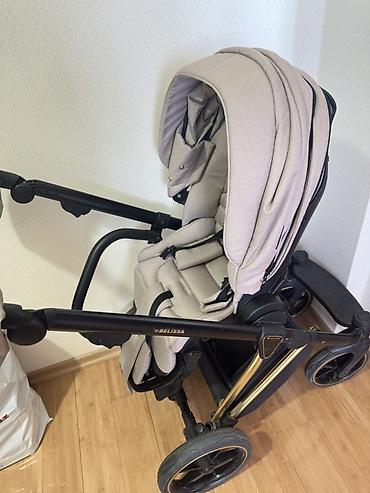 mutsy igo universal arabalar: Uşaq arabası – bej rəngli, çoxfunksiyalı 2‑in‑1 komplekt happy baby — 7