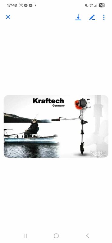 zenski kaiševi i pojasevi: Motorna Penta KRAFTECH 6,5 KS Model KT/SSZ-680X Brodski motor s