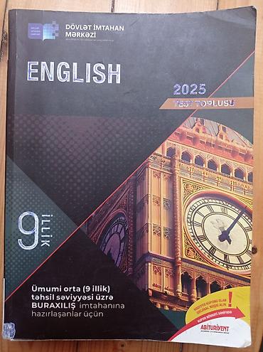 “English – 2025 Test Toplusu” (DİM) Ümumi orta təhsil (9 illik) lalafo.az -da “English – 2025 Test Toplusu” (DİM) Ümumi orta təhsil (9 illik)