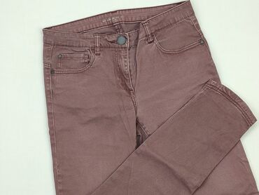 fioletowa spódnice w kratę: Jeans, L (EU 40), condition - Good