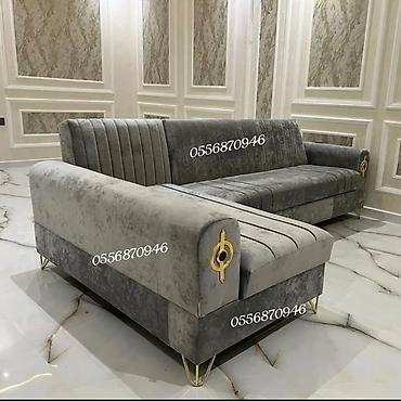 smart açar: Künc divan, Qonaq otağı üçün, Parça, Bazalı, Açılan, Kitab — 3
