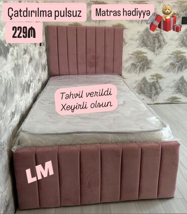 tek carpayı: ⚠️Tək çarpayı Parça model👑 _*SİFARİŞLƏ VƏ YENİ*_ Qiymət : 229₼