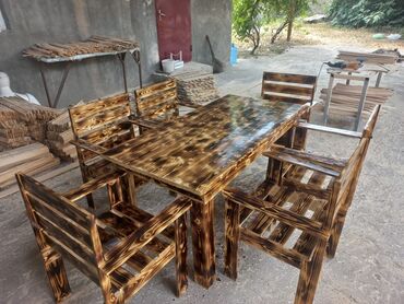 Masa və oturacaq dəstləri: Mətbəx üçün, Açılmayan, Dördbucaq masa, 4 stul