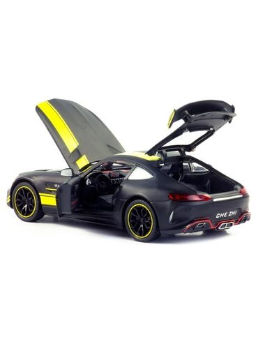 Игрушки: Детская инерционная металлическая машинка Мердес с открывающимися — 10