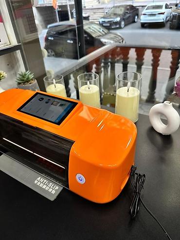stikerler: Portativ hidrogen vinil/ploter kəsici – sensor ekranlı, narıncı korpus — 6