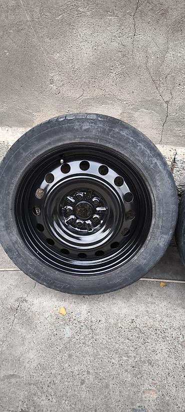 Унаа: Дөңгөлөктөр монтажда 205 / 55 / R 16, All-season, Колдонулган, Комплект, Темир, тешиктери - 5 — 1