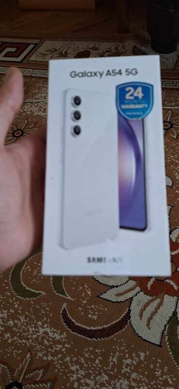 samsung j: Samsung Galaxy A54 5G, 256 GB, rəng - Ağ, Barmaq izi, İki sim kartlı, Face ID