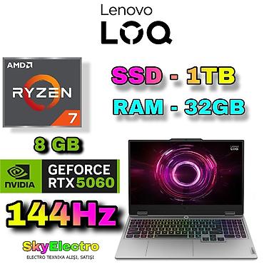 msi notebook: Yeni Lenovo LOQ, 15.6 ", AMD Ryzen 7, 1 TB, Rayonlara çatdırılma, Ödənişli çatdırılma, Pulsuz çatdırılma — 1